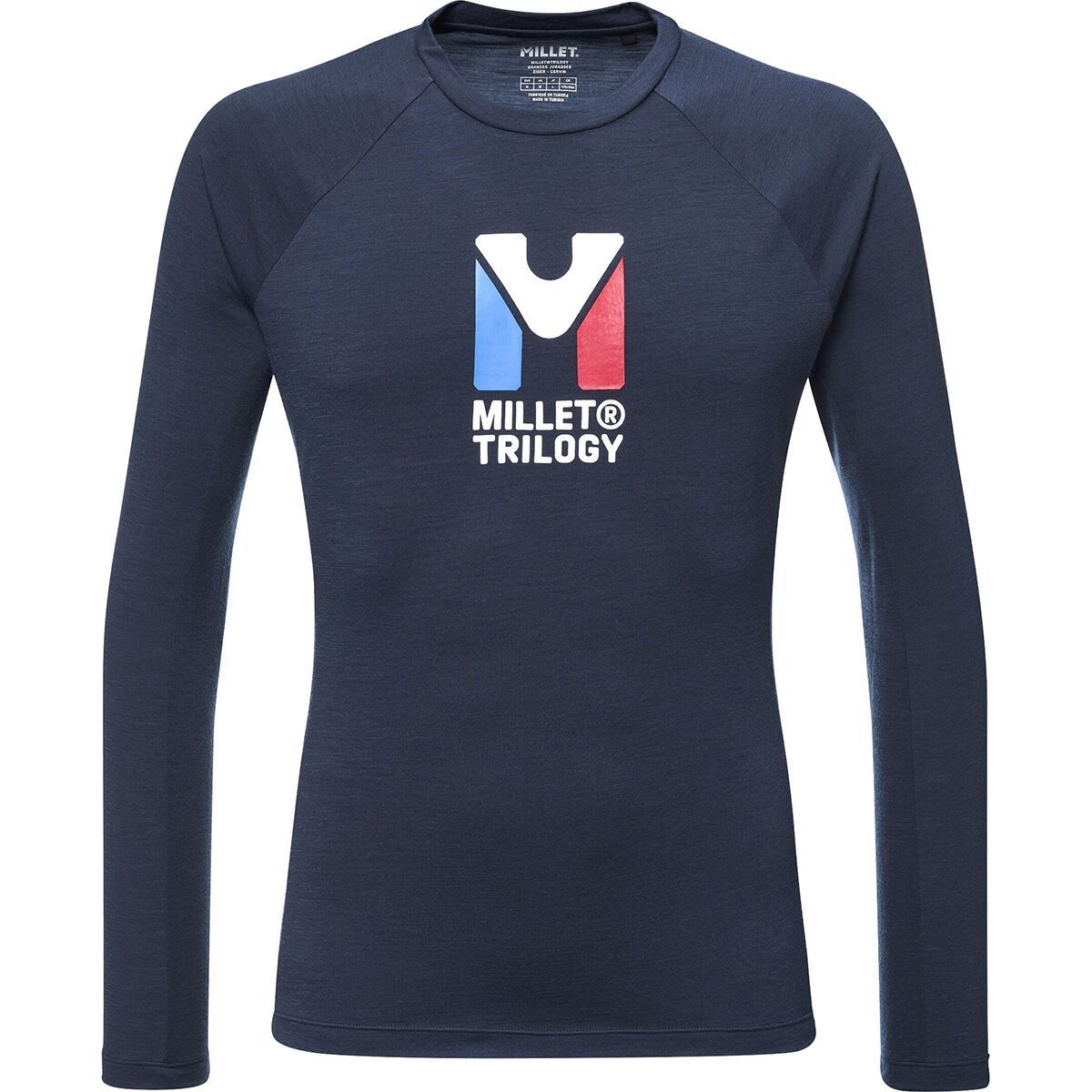 Image of MILLET Trilogy Wool Ts Long-Sleeve Top - Men's Saphir, XL