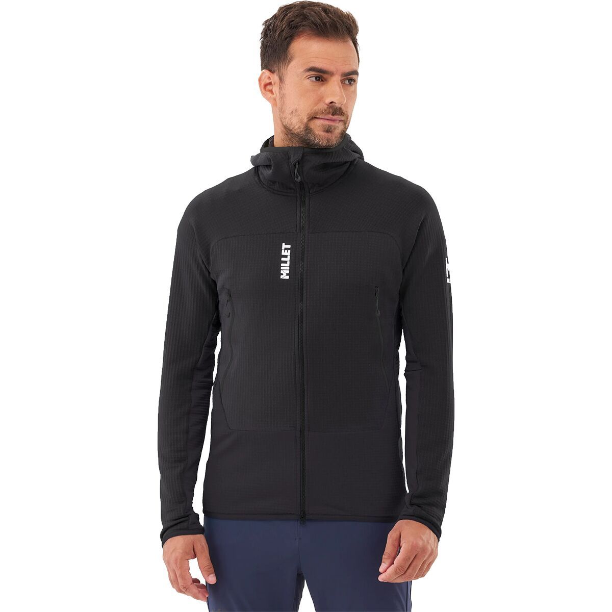 Image of MILLET Fusion Grid Hoodie - Men's Black - Noir, L