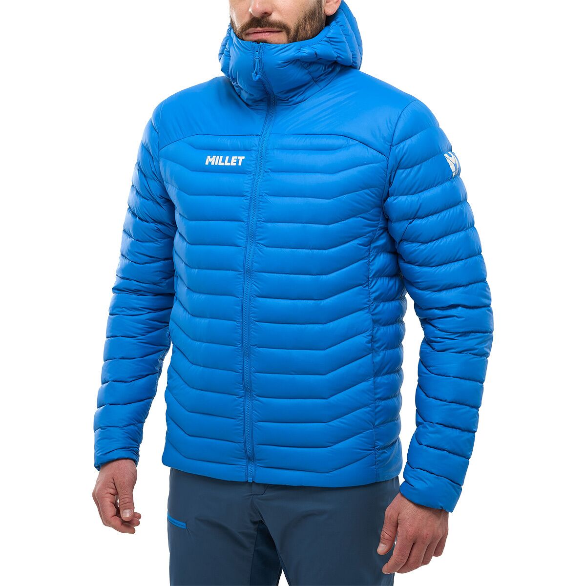 Image of MILLET Evole Light 700 Hooded Jacket - Men's Icon Blue, L