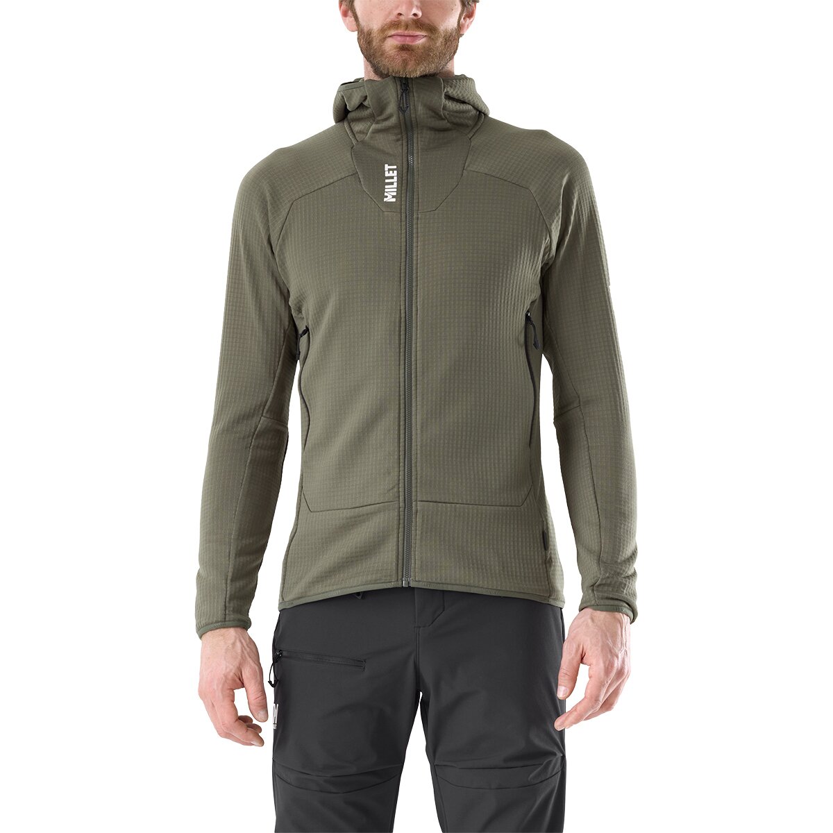 Image of MILLET Kamet Grid Hooded Jacket - Men's Grape Leaf, S