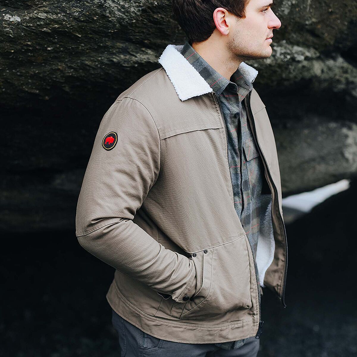 mountain khakis shearling jacket