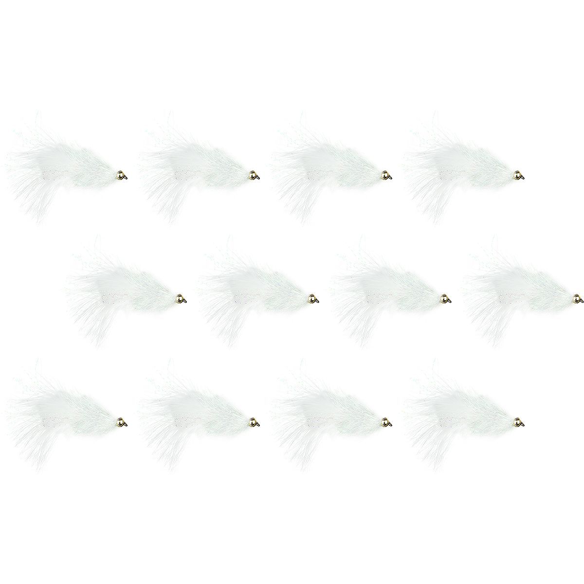 Image of Montana Fly Company Coffee's Sparkle Minnow - 12 Pack Pearl Gold, #06