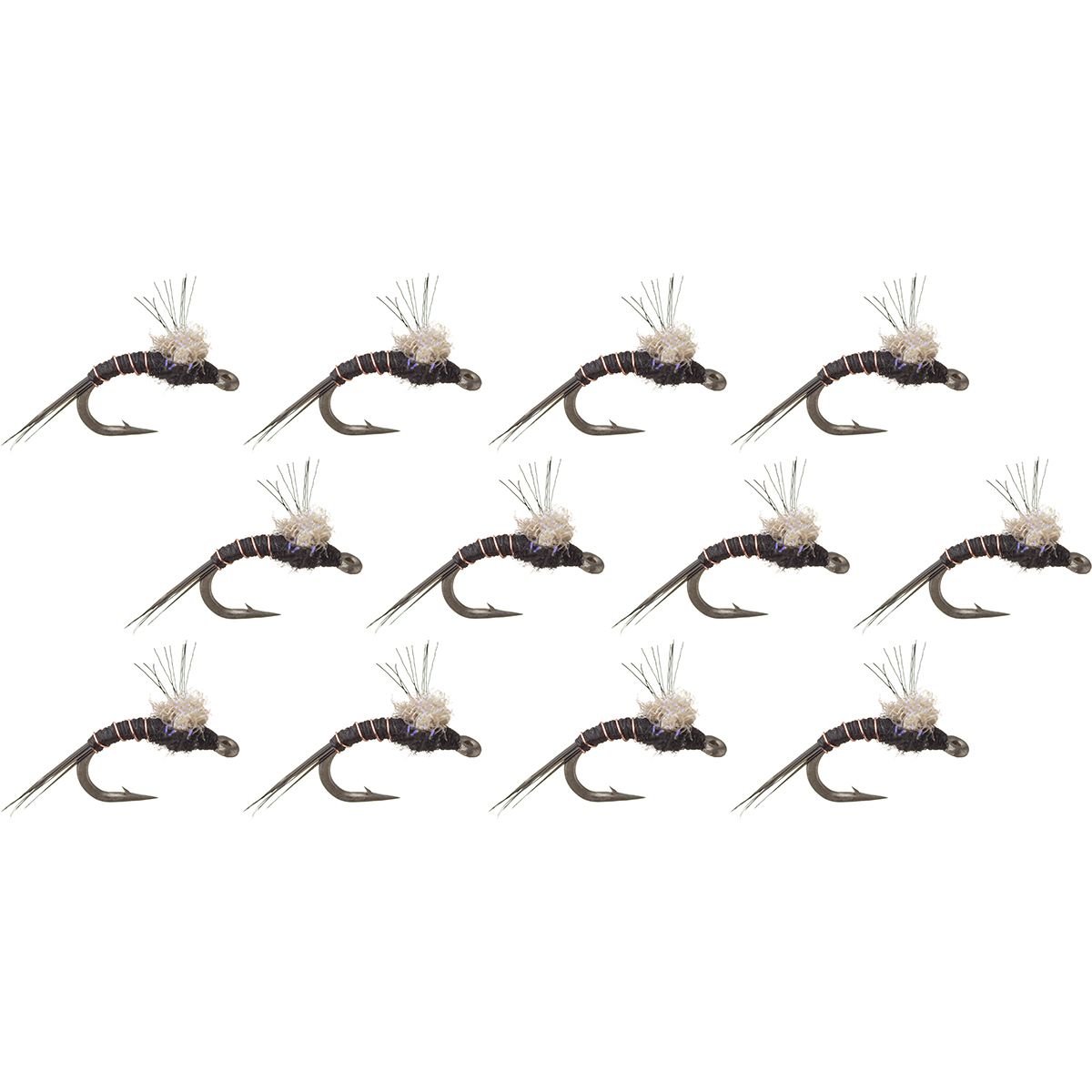 Montana Fly Company Montana Fly Company Juan's Midge Ice Emerger - 12-Pack Black, 18