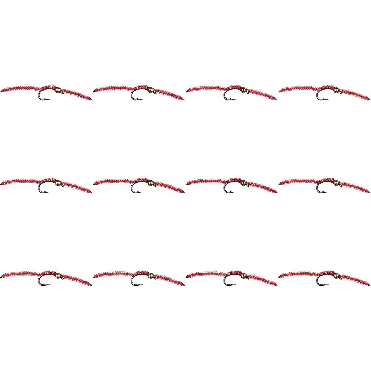 Montana Fly Company Silverman's Sparkle Worm - 12-Pack
