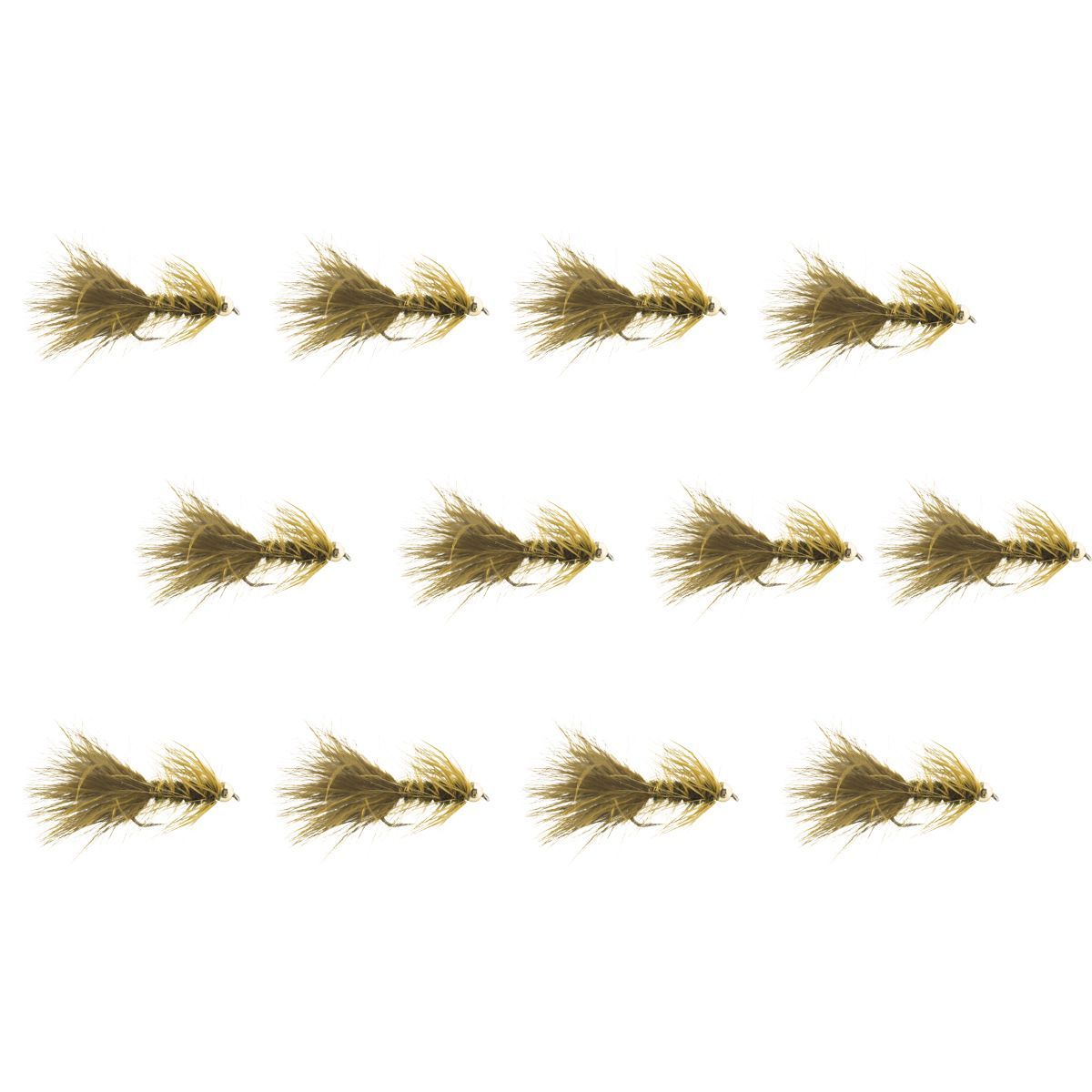 Montana Fly Company Bh Woolly Bugger - 12 упаковок