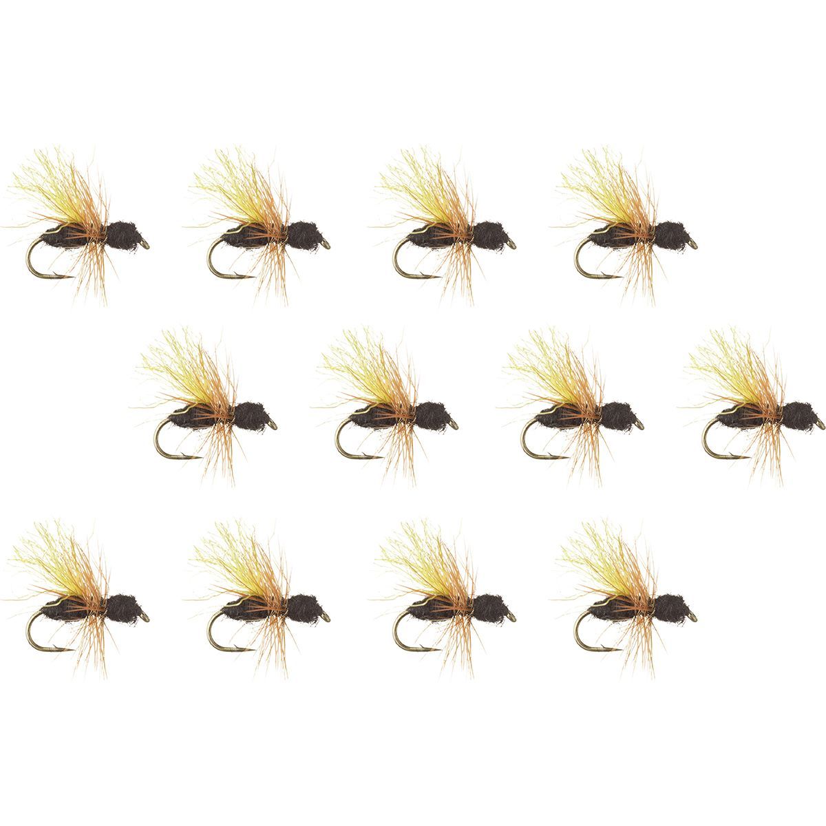 Montana Fly Company Black Flying Ant - 12-Pack Ant, #14