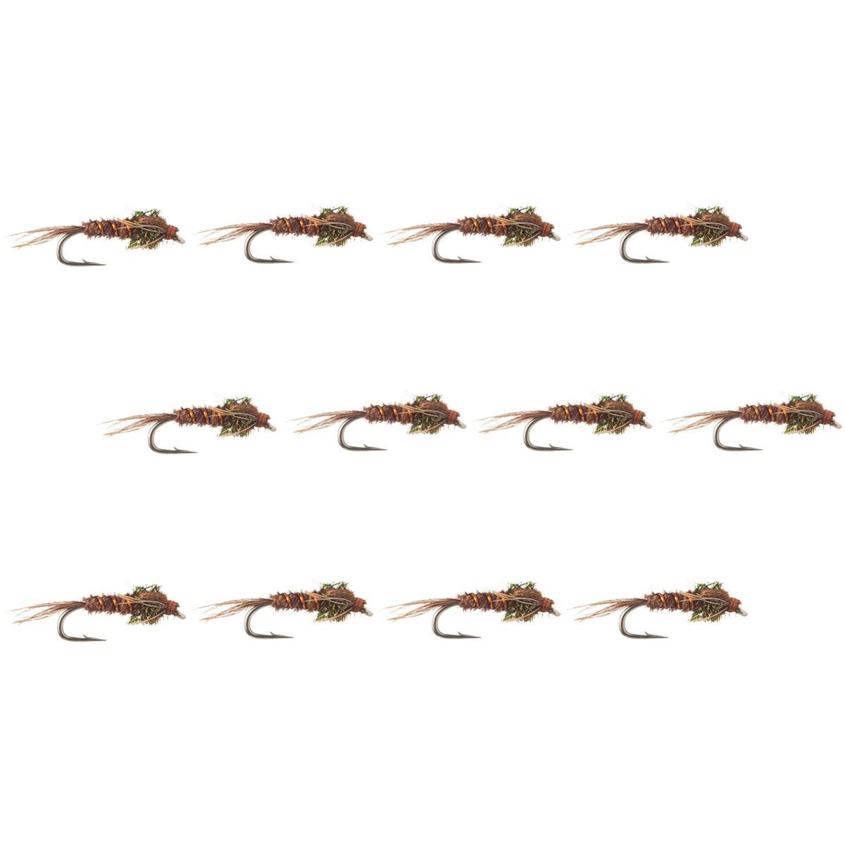 Montana Fly Company Pheasant Tail - 12-Pack One Color, #18