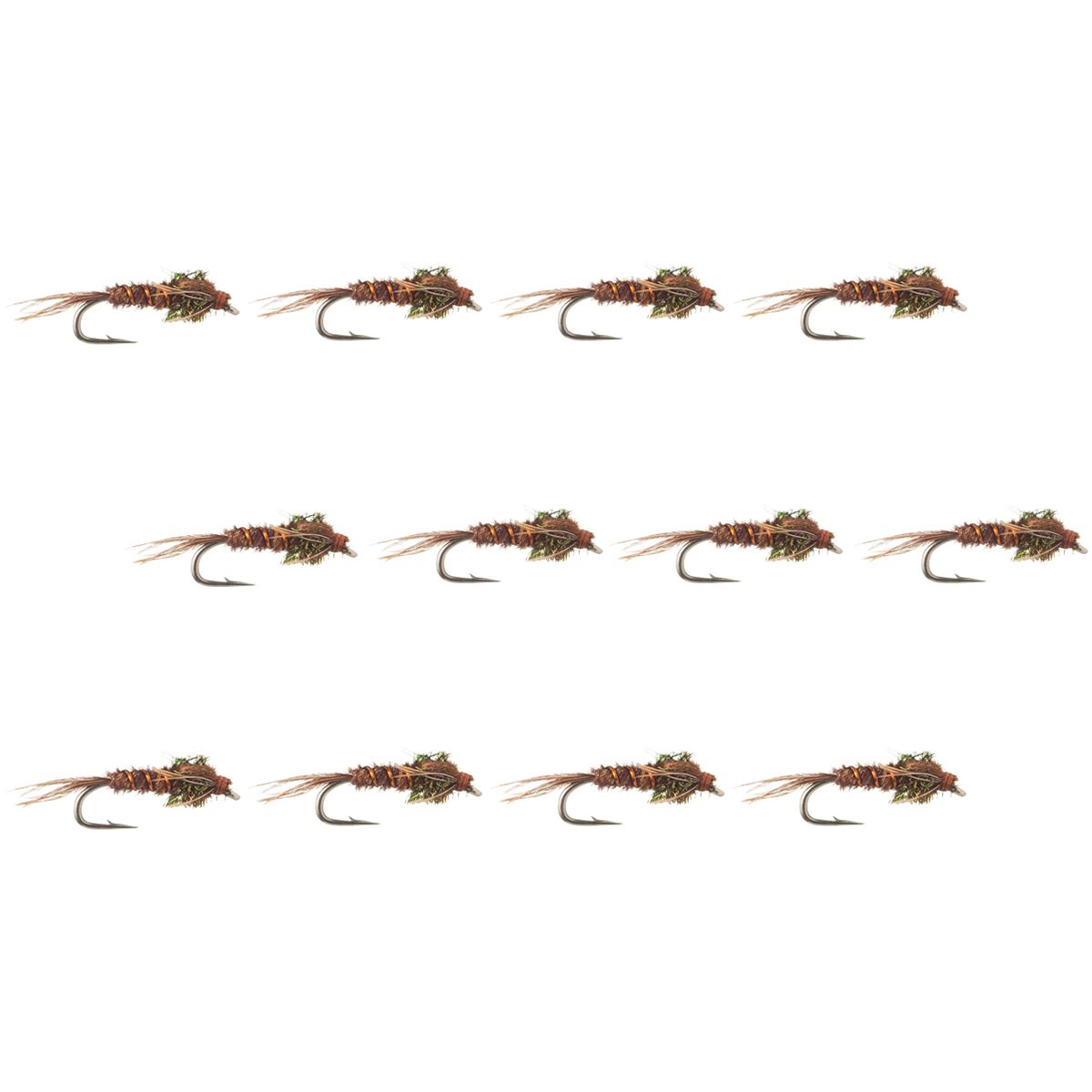 Montana Fly Company Montana Fly Company Pheasant Tail - 12-Pack One Color, #20