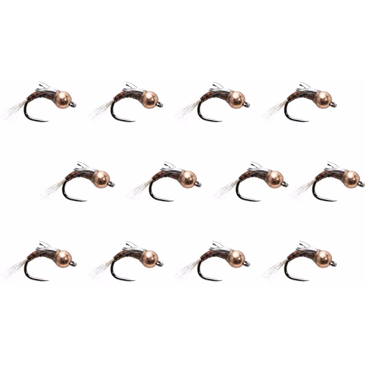 Montana Fly Company Montana Fly Company Juan's Tungsten High Def - 12-Pack Brown, #20