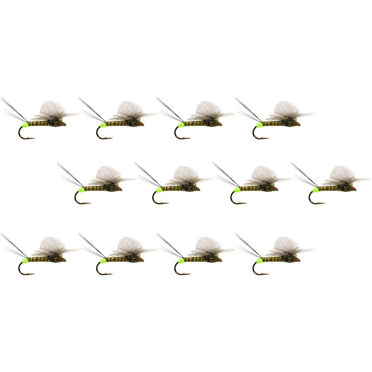 Montana Fly Company Hot Spot Para-Wulff - 12-Pack Green Drake, #10