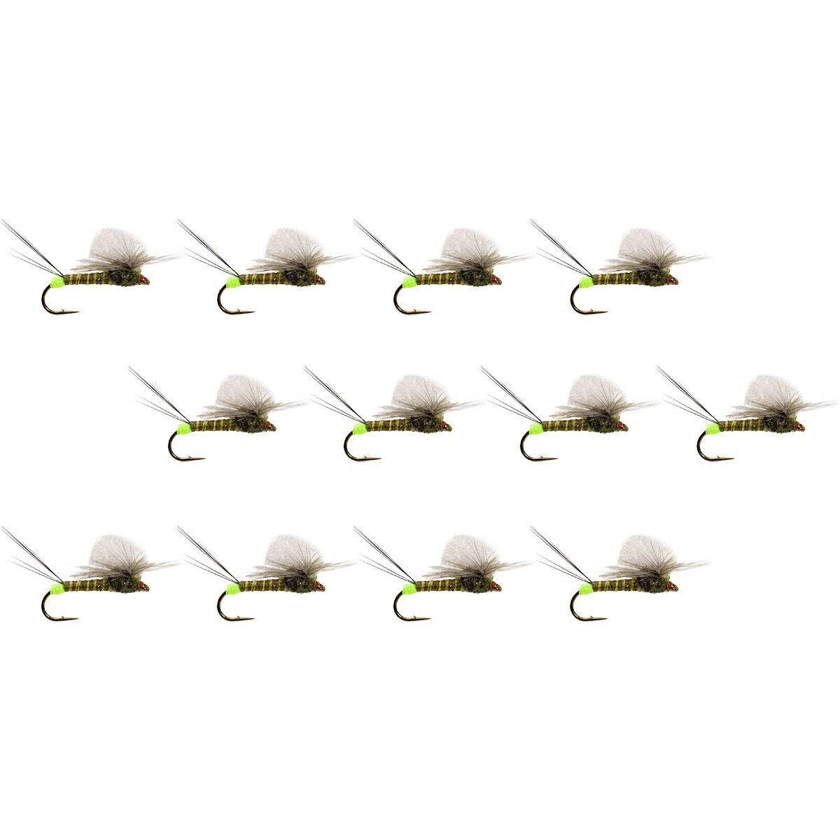 Montana Fly Company Montana Fly Company Hot Spot Para-Wulff - 12-Pack Green Drake, #10
