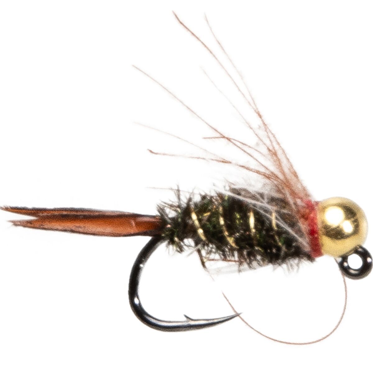 Image of Montana Fly Company Jig CDC Prince Nymph - 12 Pack Prince, 20 - 2.0mm Bead