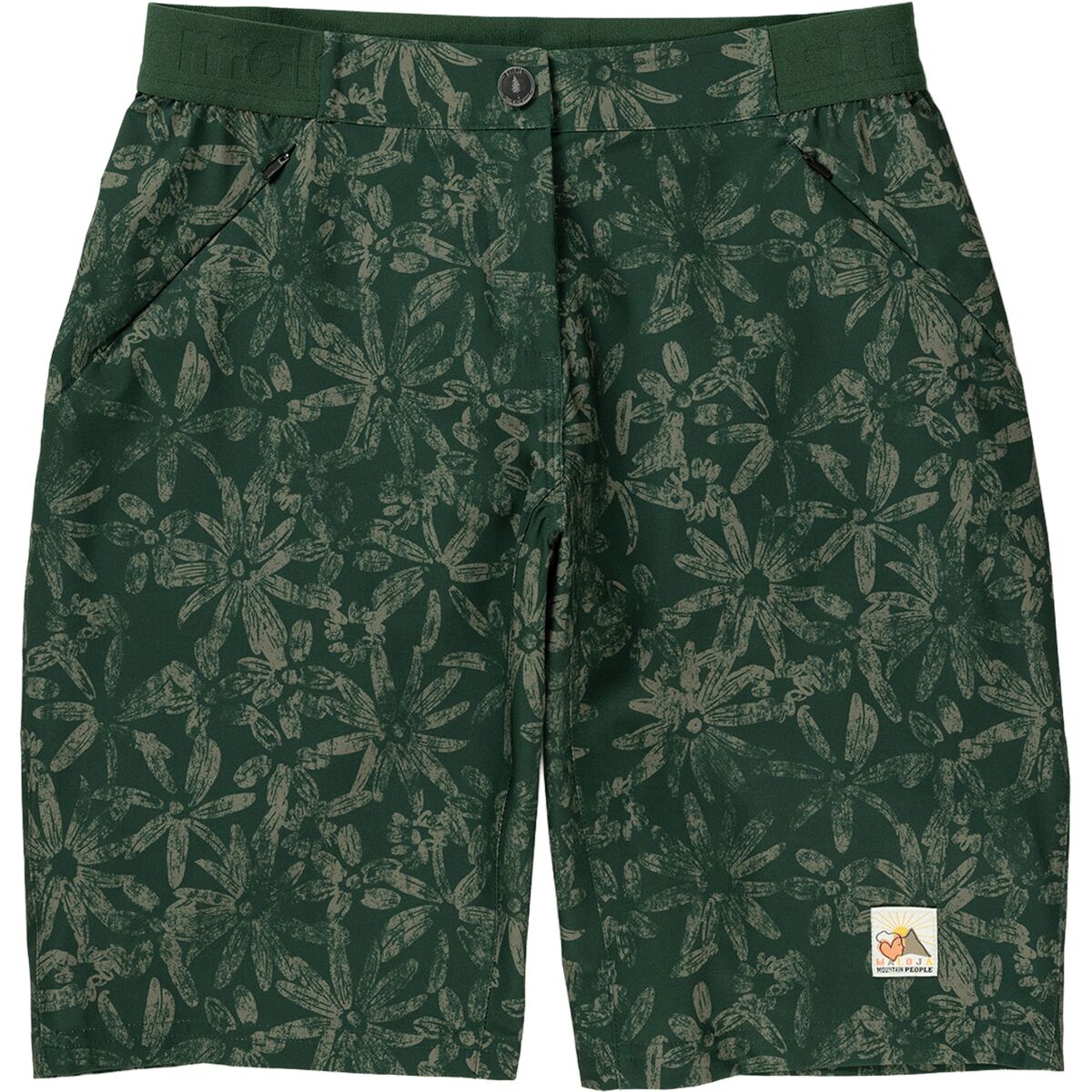 Image of Maloja AnemonaM Printed Mountain Bike Short - Women's Fir Mountainarnica, S