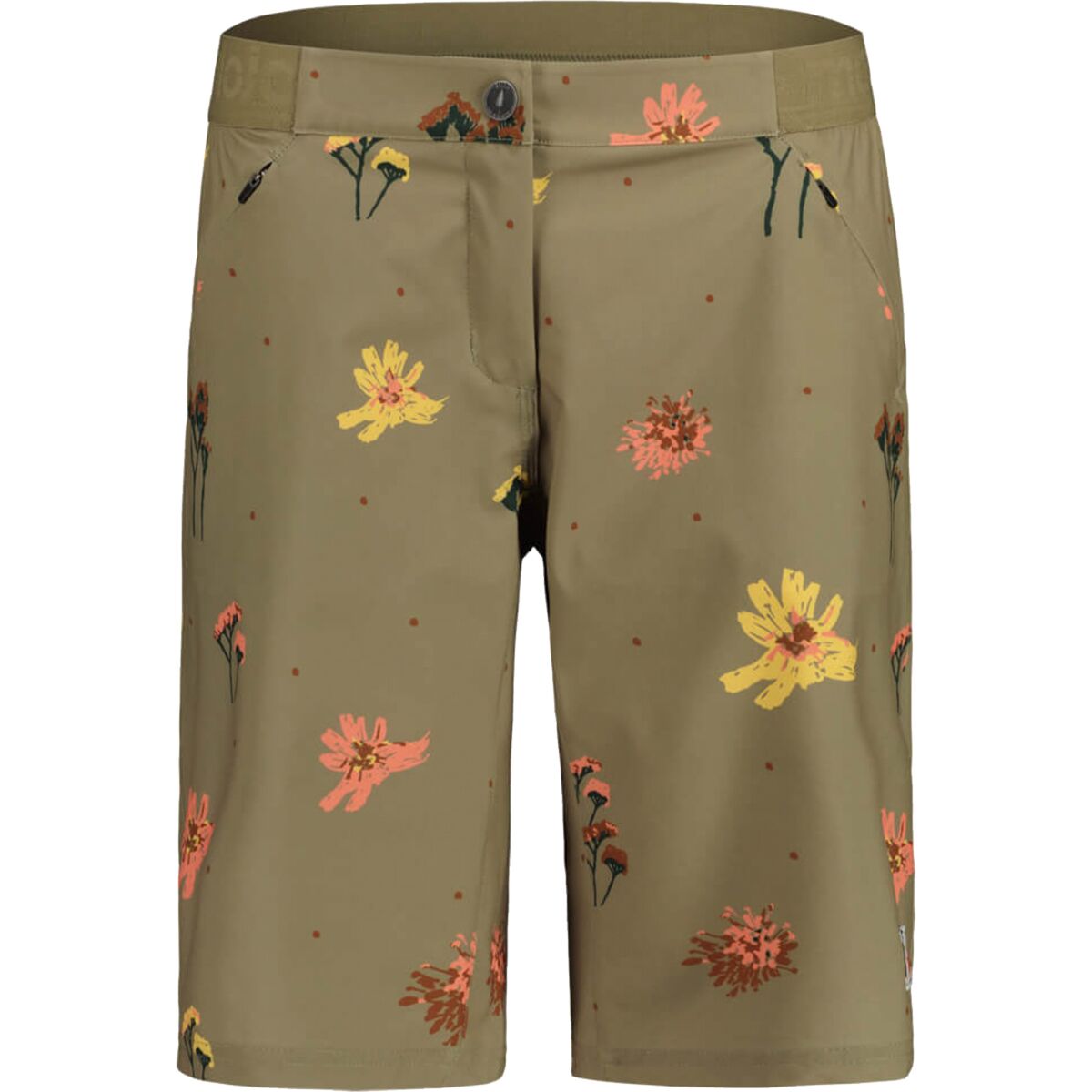 Image of Maloja AnemonaM Printed Mountain Bike Short - Women's Oak Wildflowers, M