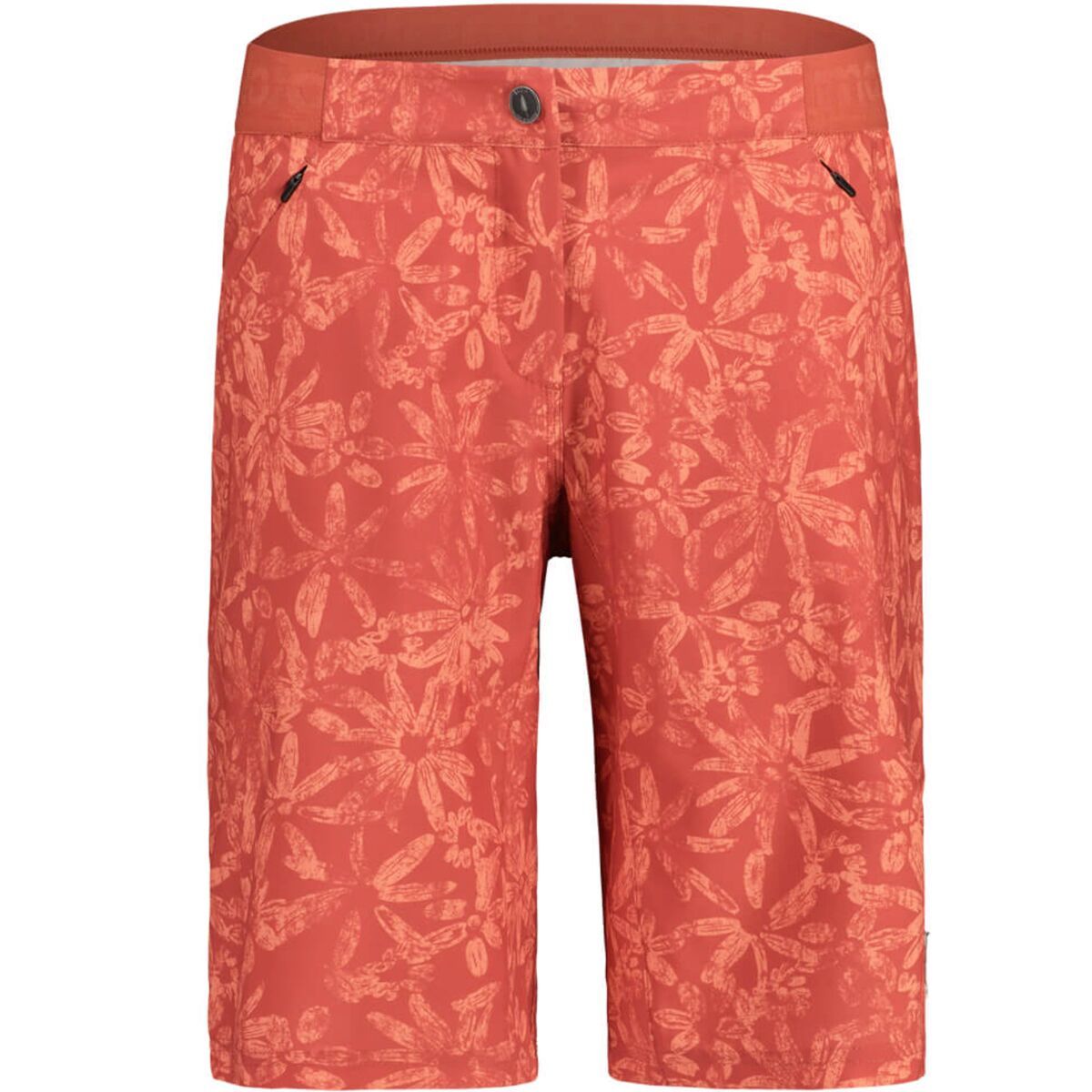 Image of Maloja AnemonaM Printed Mountain Bike Short - Women's Rosehip Mountainarnica, M