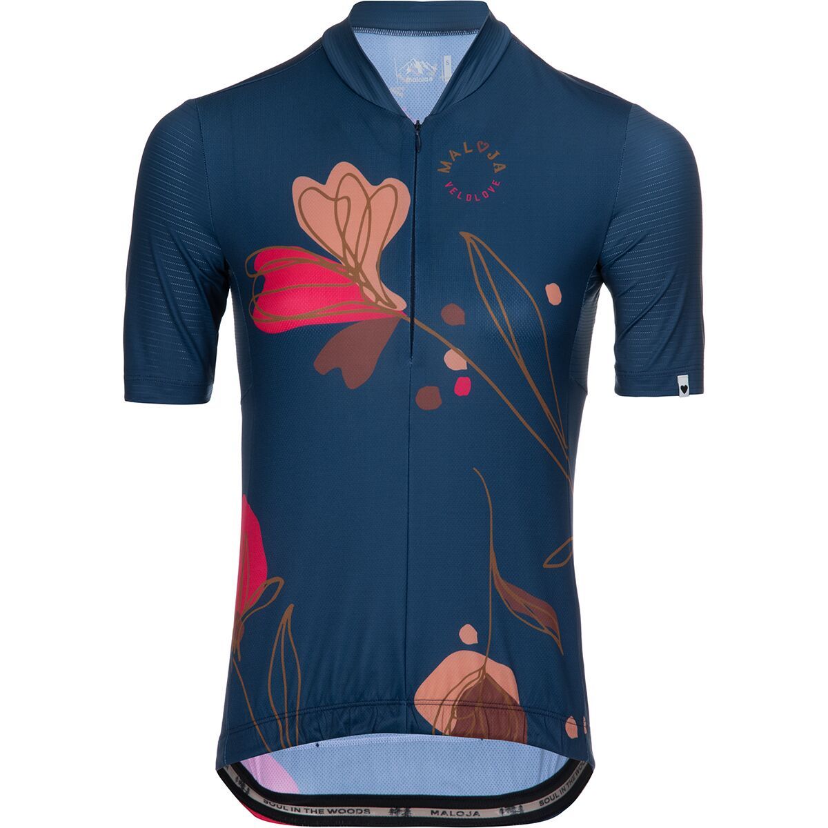 Maloja SarsteinM Short-Sleeve Jersey - Women's Midnight Alpflower, L