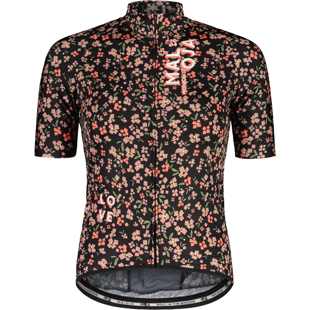 Maloja Maloja YukonM Short-Sleeve Jersey - Women's Deep Black Minifleur, XL