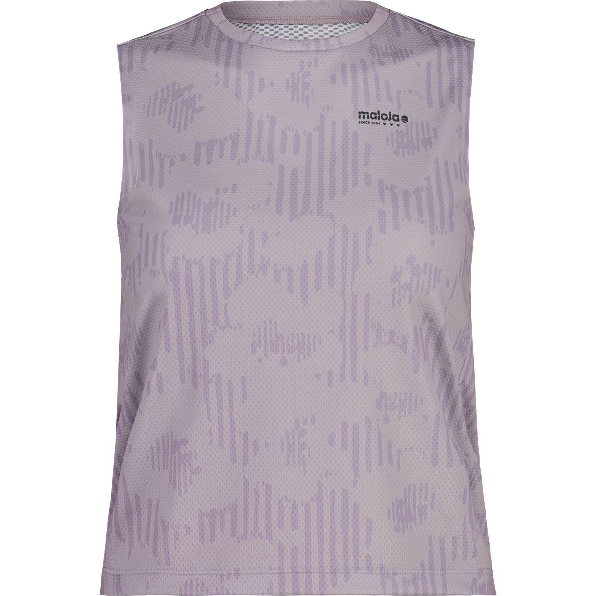 Image of Maloja WallbergM Tank Jersey - Women's Smoky Purple Stripeflower, XS