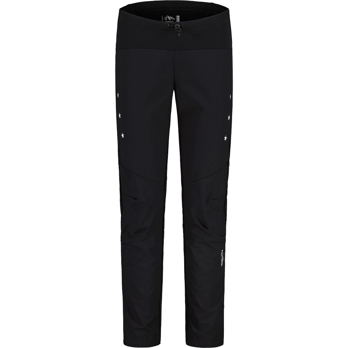 Image of Maloja NaninaM Nordic Hybrid Softshell Pant - Women's Deep Black, XS/Reg