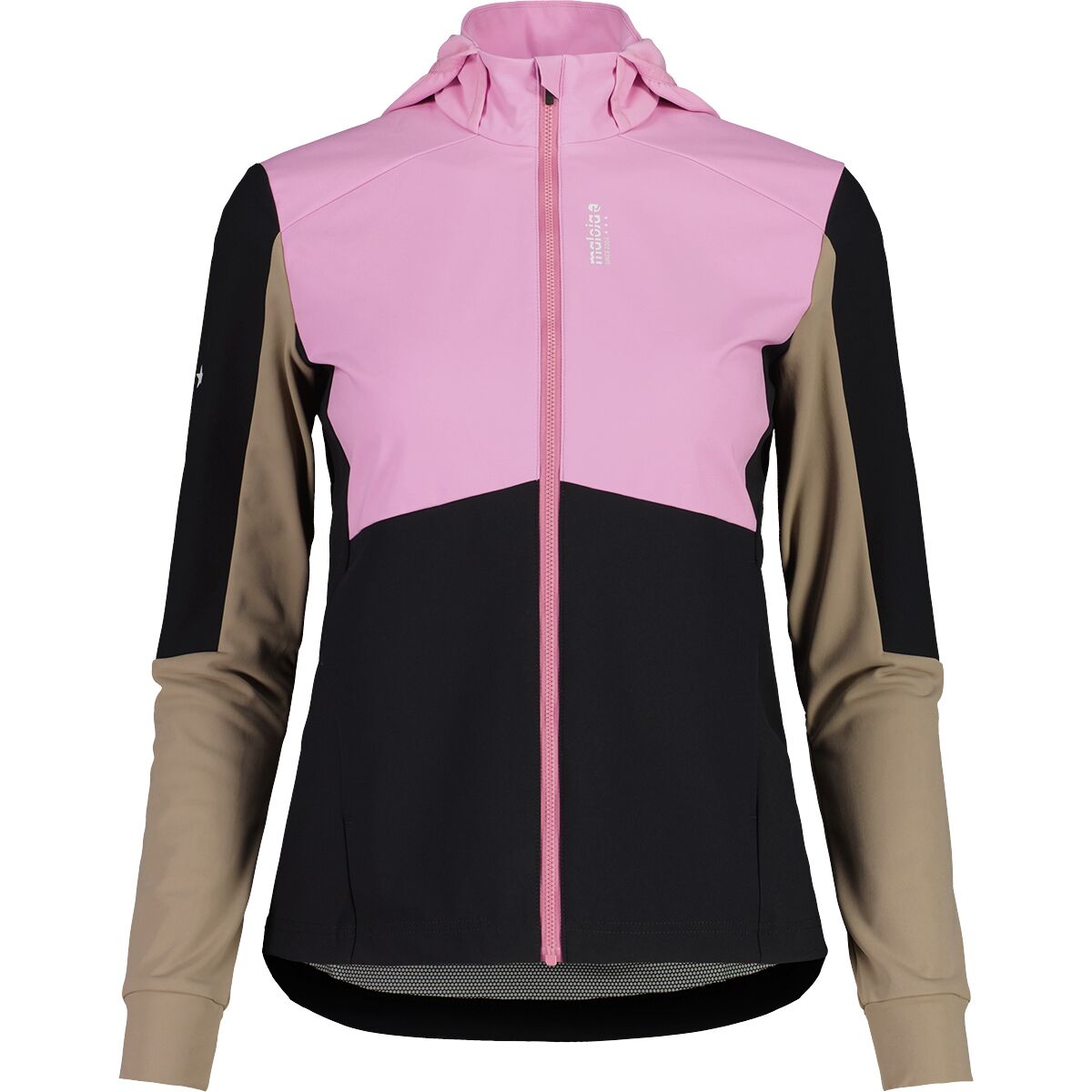 Image of Maloja NeshaM Nordic Hybrid Softshell Jacket - Women's Deep Black Multi, S