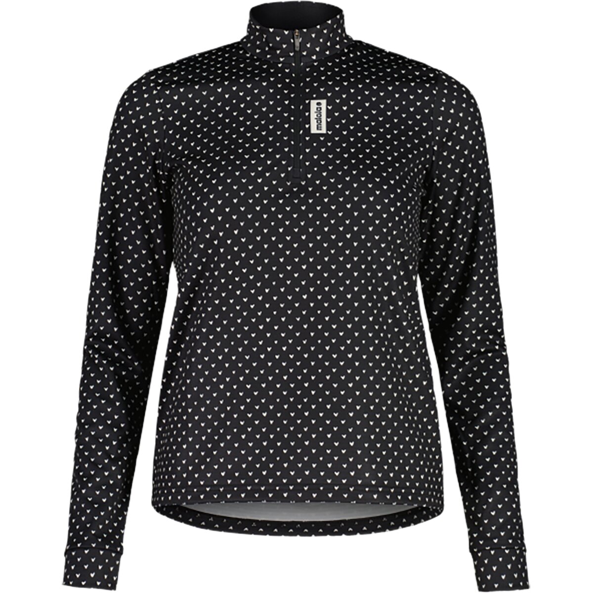 Image of Maloja SawangM Adventure Midlayer Shirt - Women's Deep Black Hearts, L