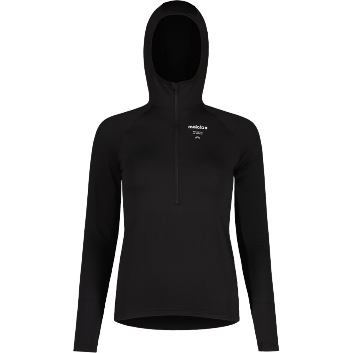 Image of Maloja SwakaraM Adventure Midlayer 1/2-Zip Top - Women's Deep Black, XS