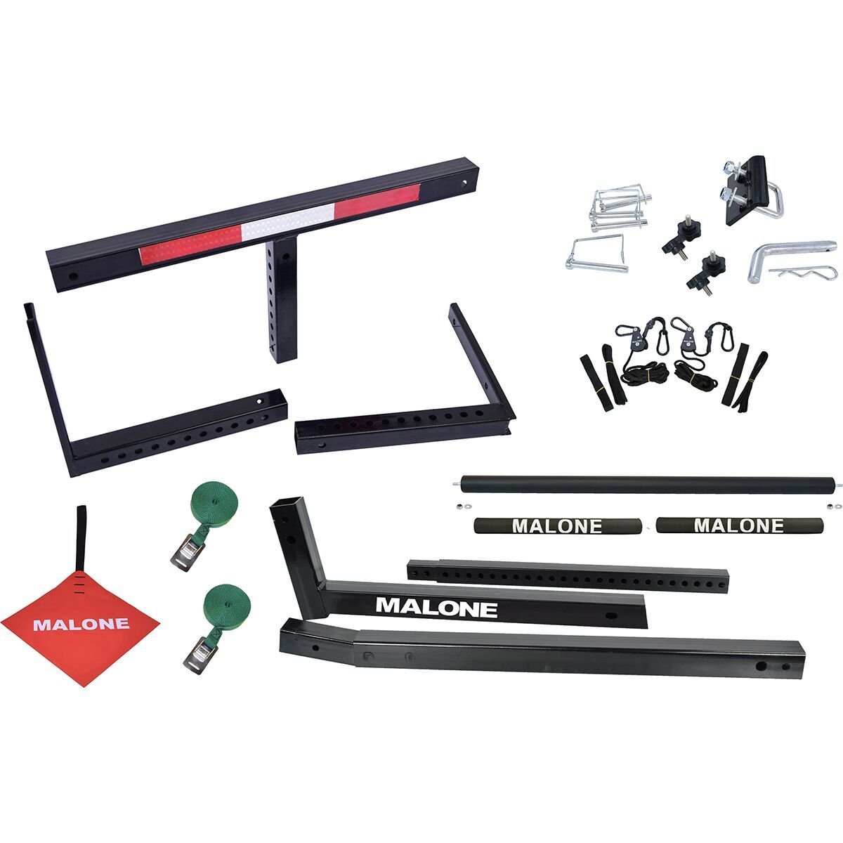Image of Malone Auto Racks Axis Angler Bed Extender/Roller Package Black, One Size