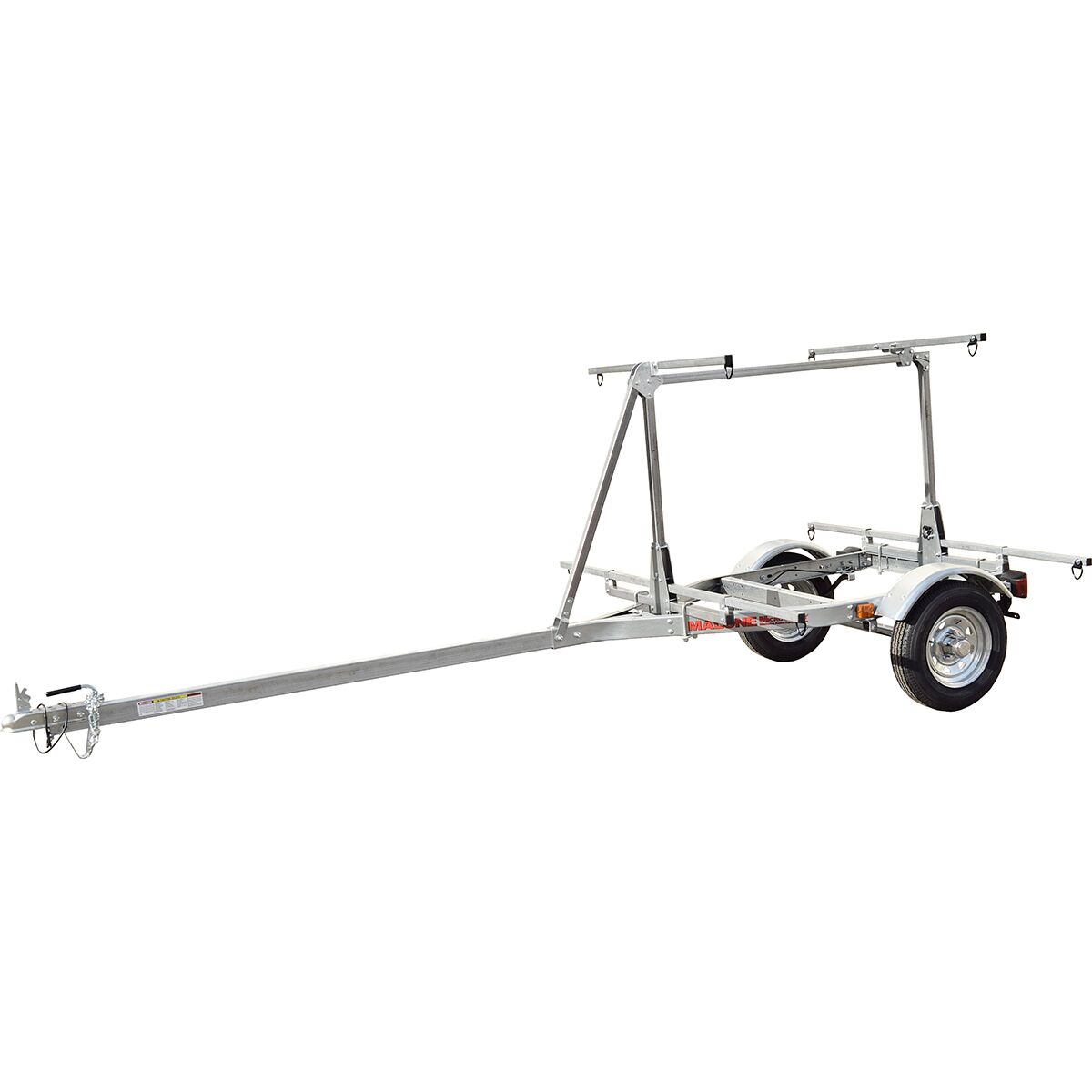 Image of Malone Auto Racks MicroSport Low Bed 2 Tier Trailer Silver, One Size