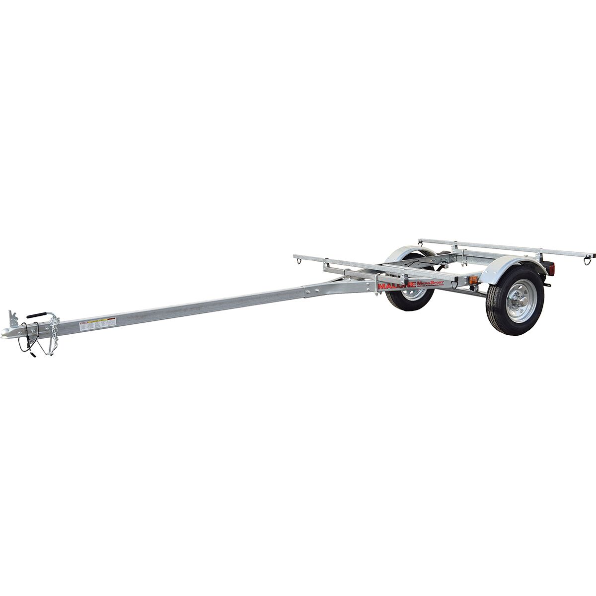 Malone Auto Racks Malone Auto Racks MicroSport Low Bed Trailer Silver, One Size