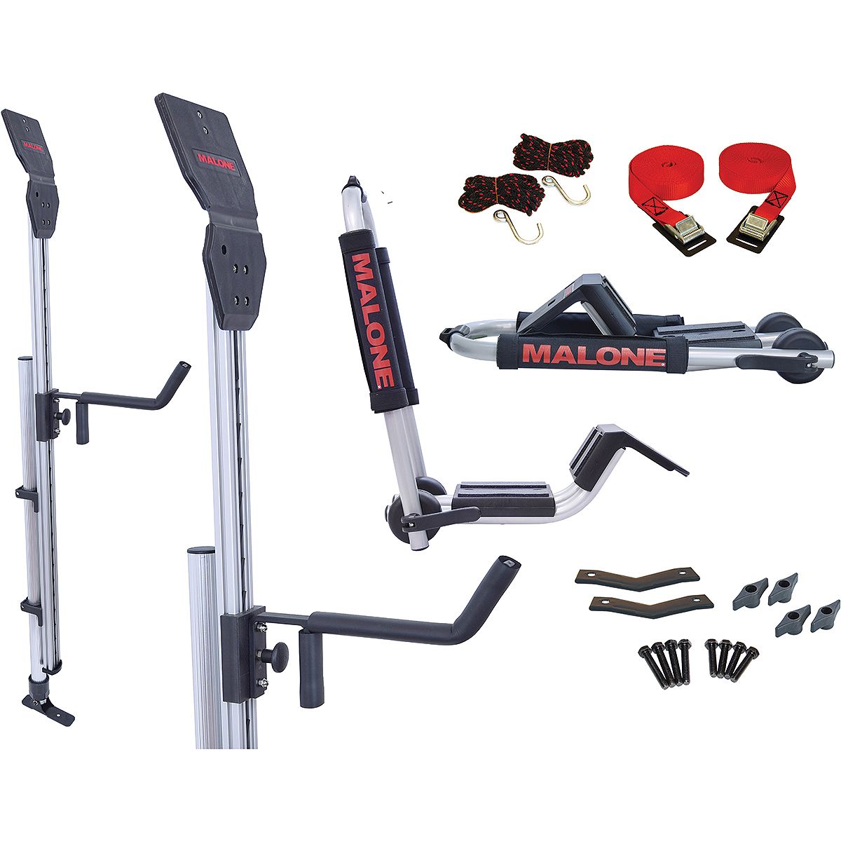 Malone Auto Racks Malone Auto Racks TelosXL / Downloader Bundle Silver, One Size