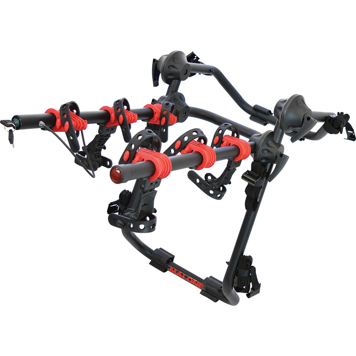 Image of Malone Auto Racks Hanger BC3 OS - Back Of Car 3 Bike Carrier Black, One Size