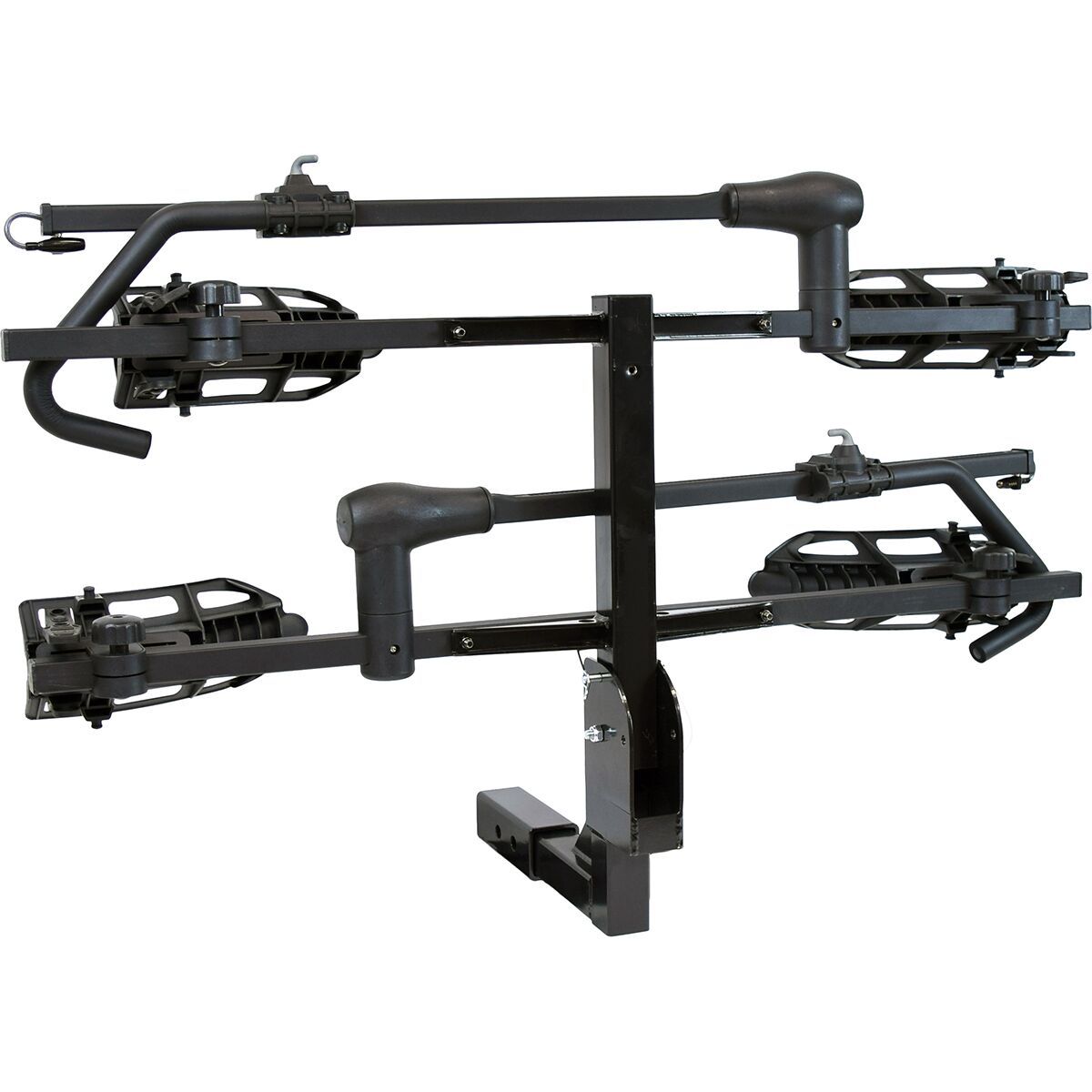 Image of Malone Auto Racks Pilot HM2 - Hitch Mount Platform Expandable 2 Bike Carrier Silver, One Size