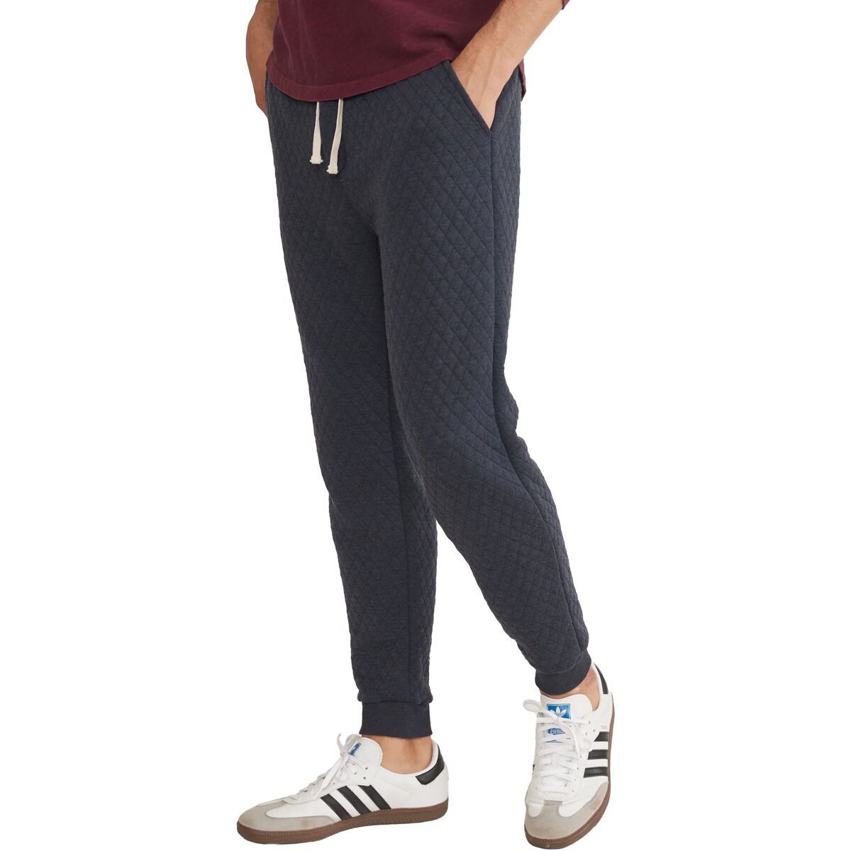 Image of Marine Layer Corbet Quilted Jogger - Men's Navy, S