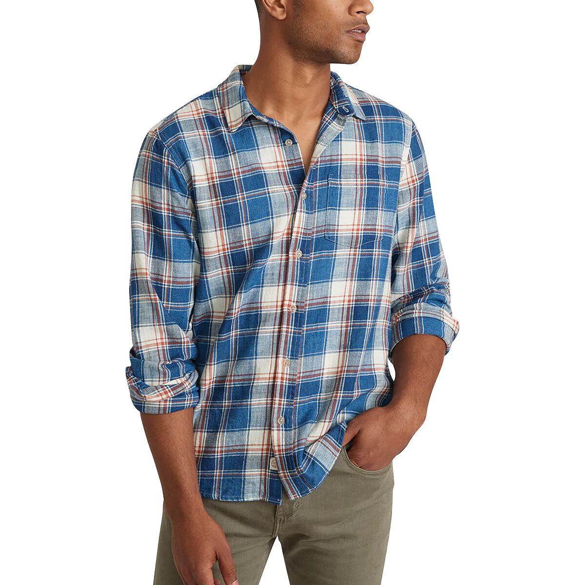 Marine Layer Classic Fit Selvage Long-Sleeve Shirt - Men's product image