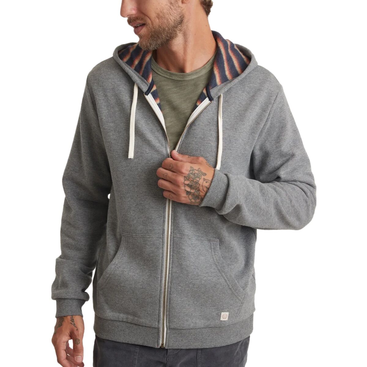 Men’s Zip-Up Hoodie With Matte Finish & Fleece Lining – Cozy Sweater With Hood, Kangaroo Pocket, Casual Streetwear