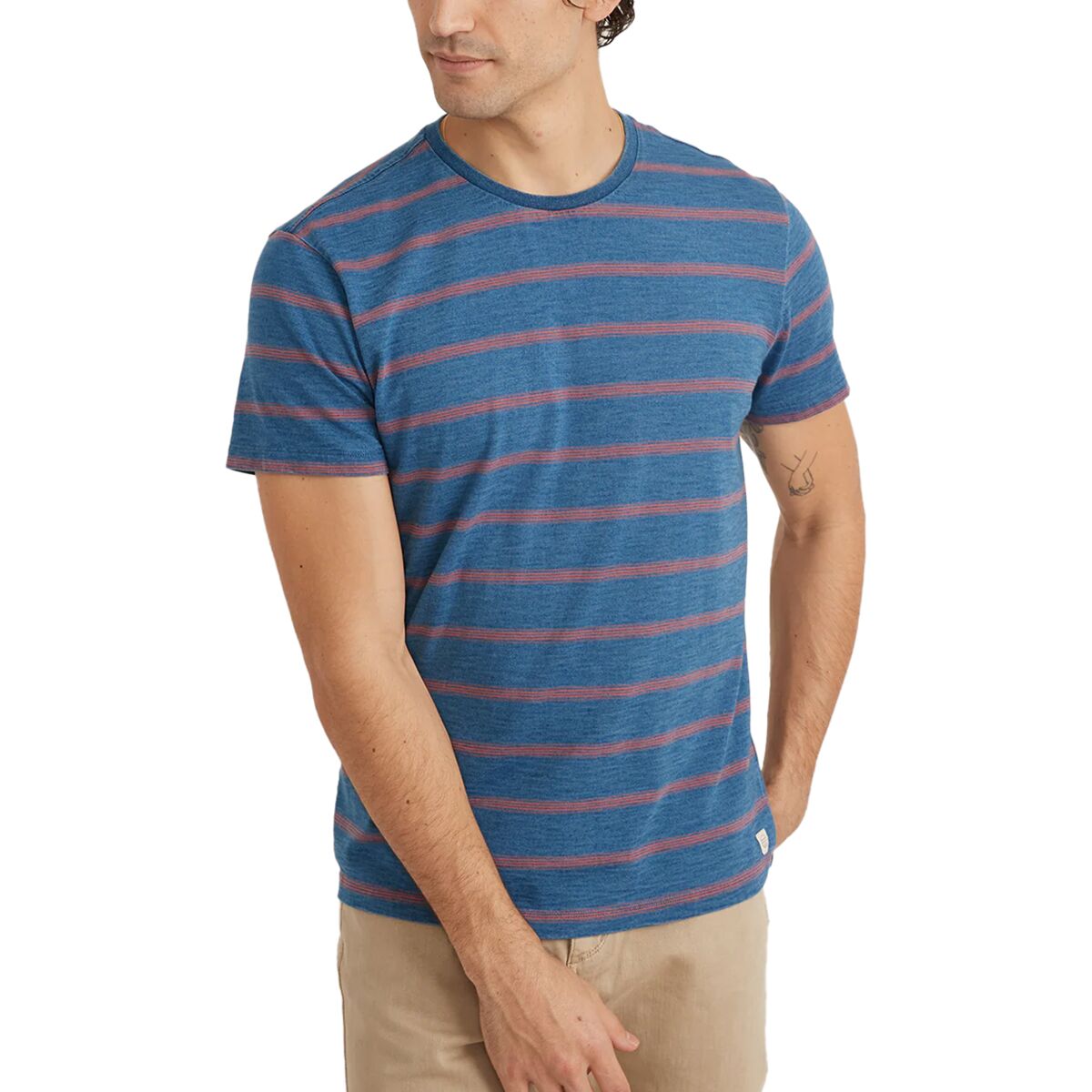 Marine Layer Indigo Stripe T-Shirt - Men's