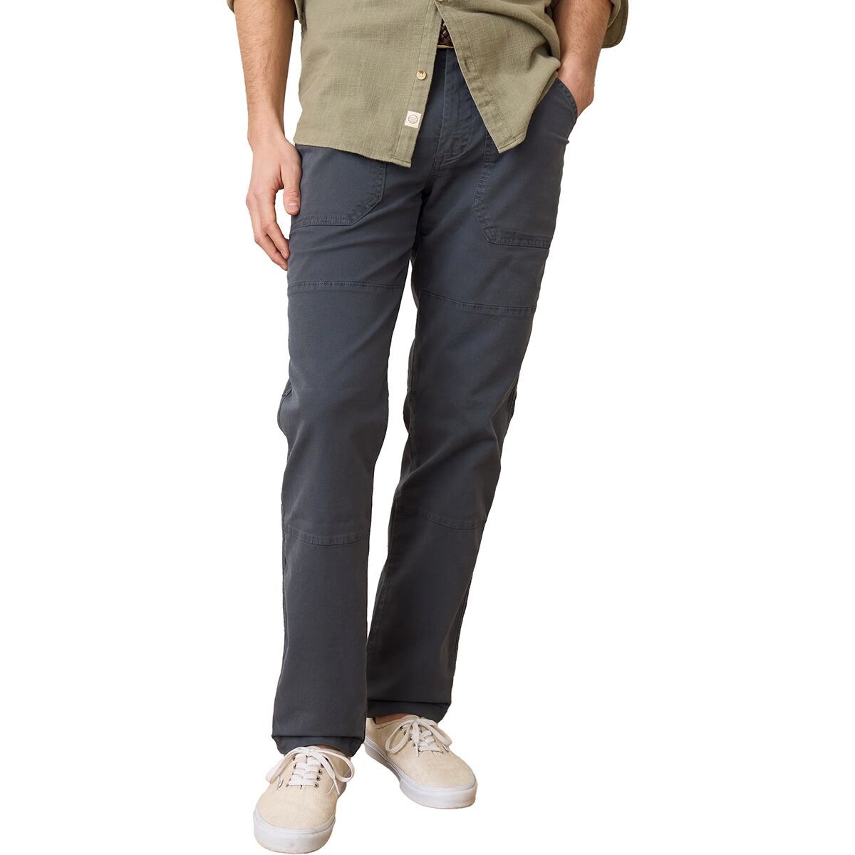 Image of Marine Layer Relaxed Canvas Utility Pant - Men's India Ink, 33x32