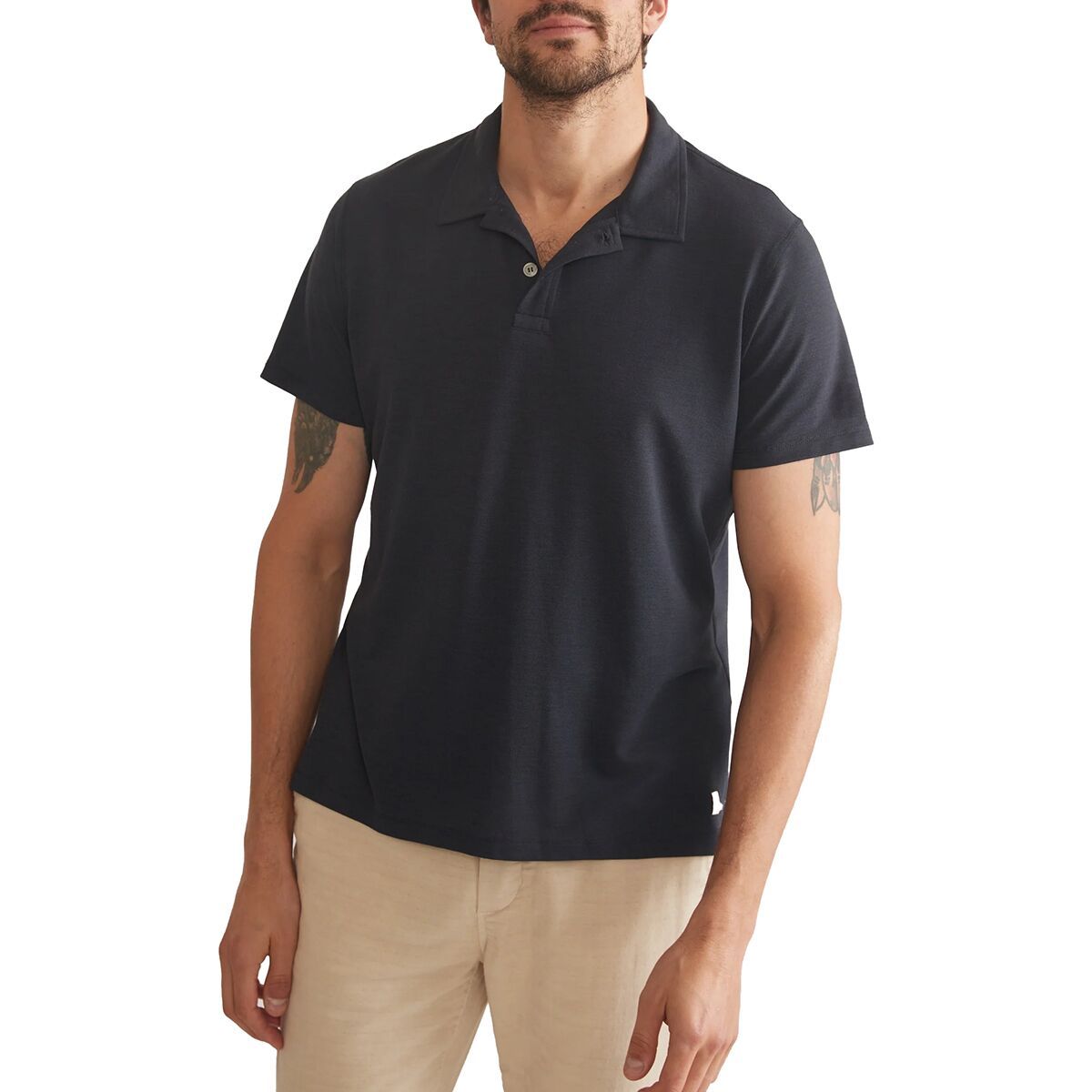 Image of Marine Layer Air Polo Shirt - Men's Sky Captain, S
