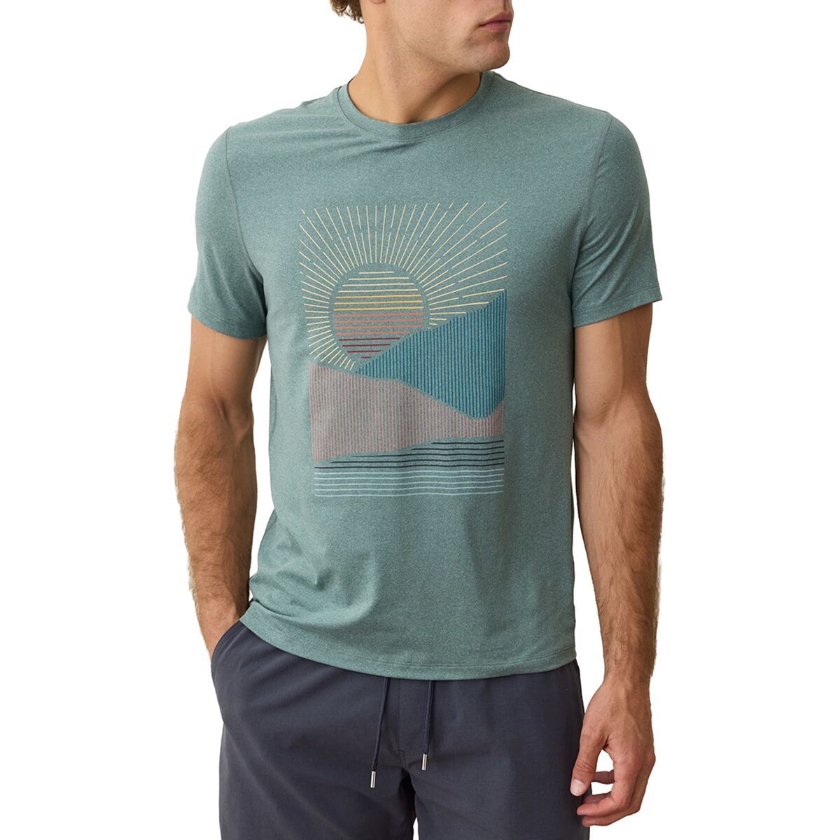 Image of Marine Layer Recycled Sport Graphic T-Shirt - Men's North Atlantic, XXL