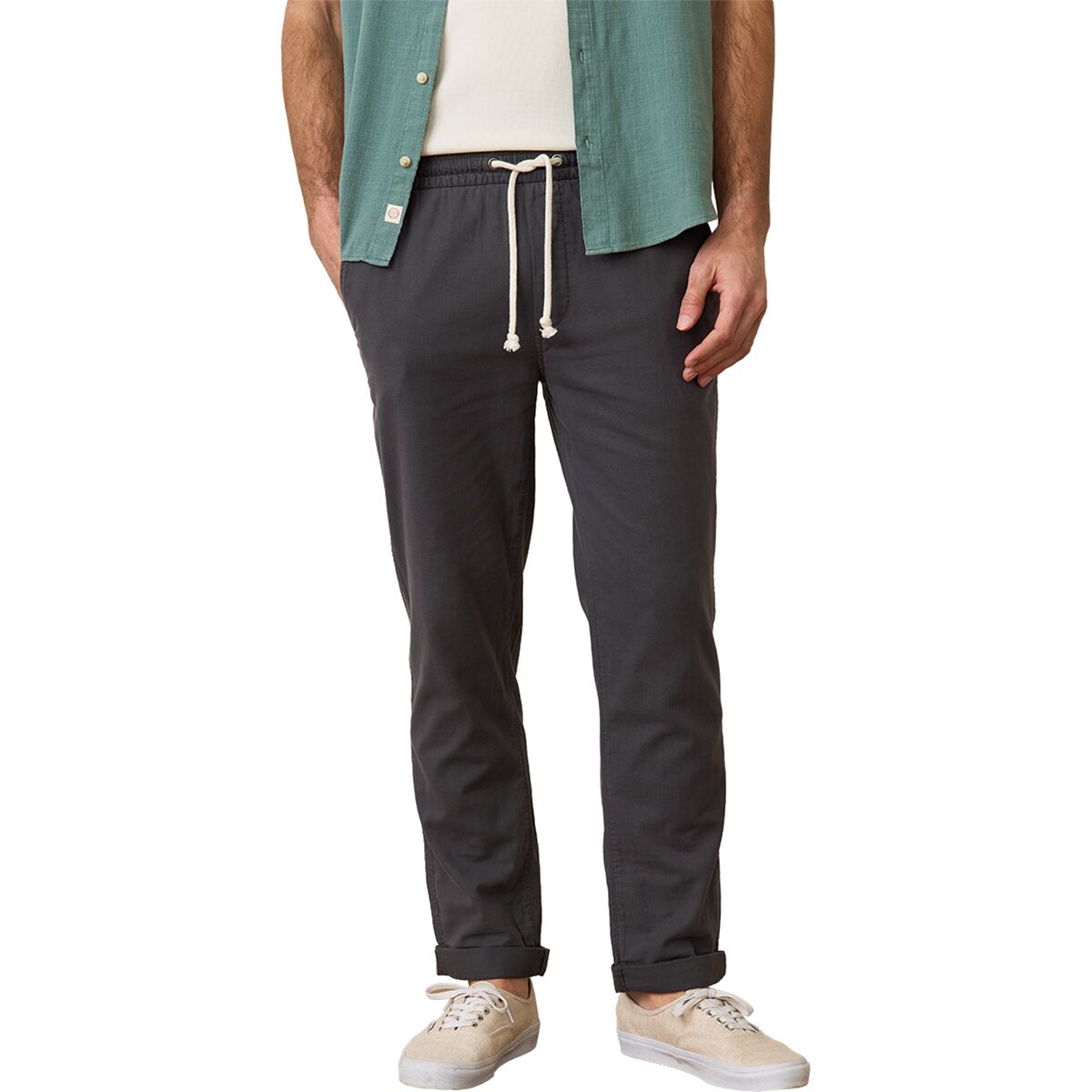 Image of Marine Layer Saturday Stretch Beach Pant - Men's Faded Black, L