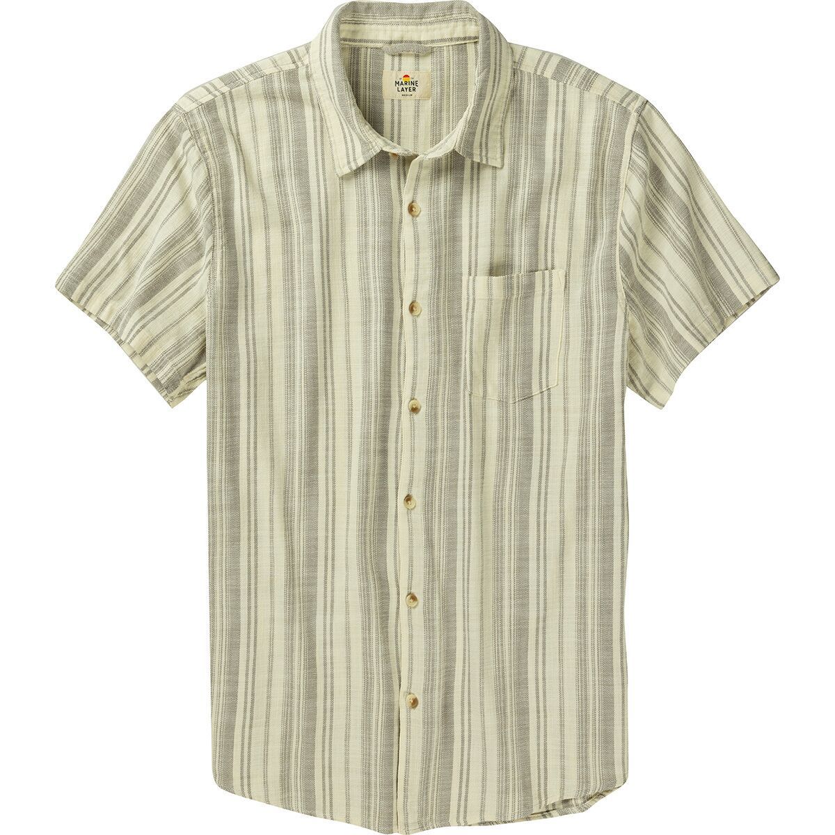 Marine Layer Short-Sleeve Stretch Selvage Shirt - Men