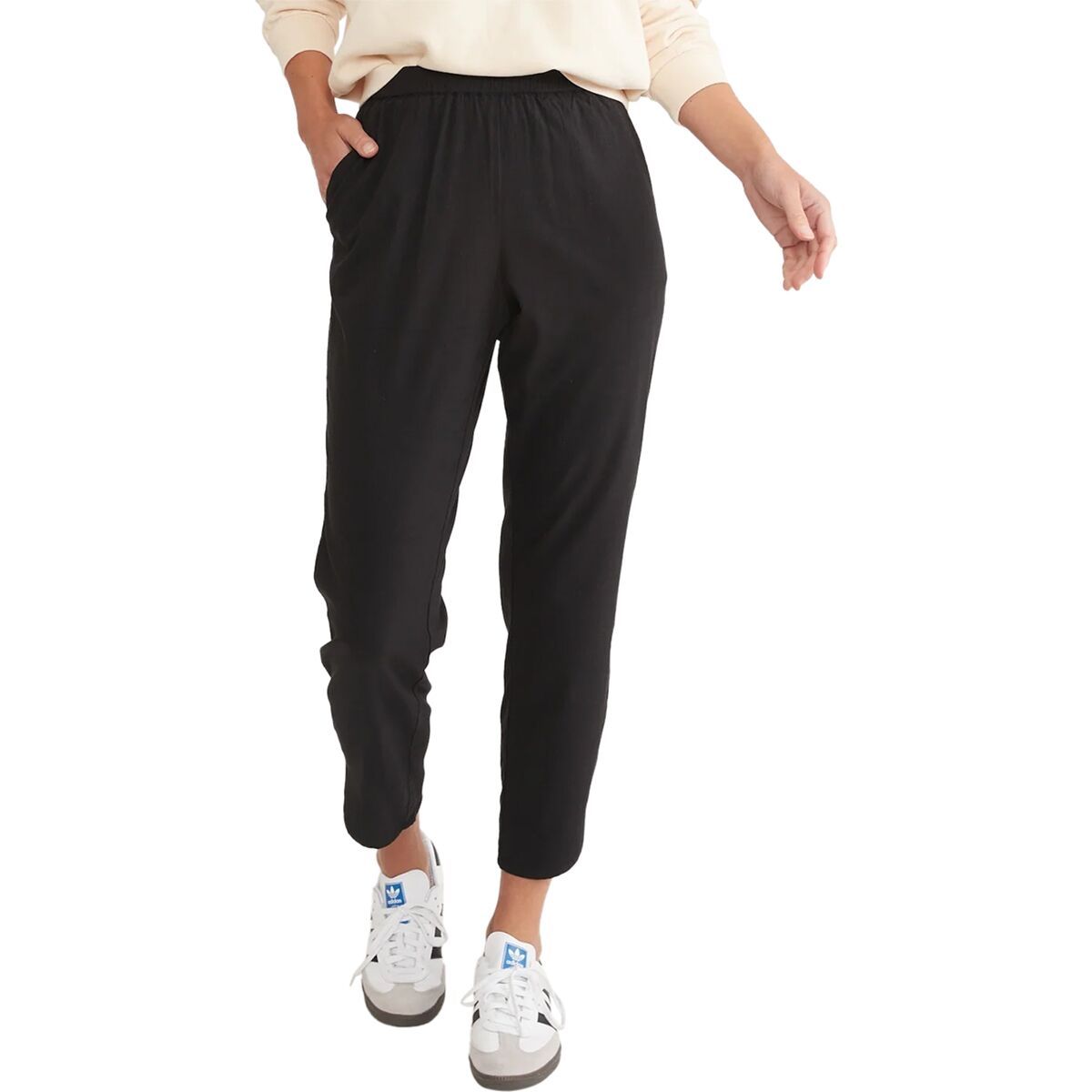 Image of Marine Layer Tencel Allison Pant - Women's Black, L