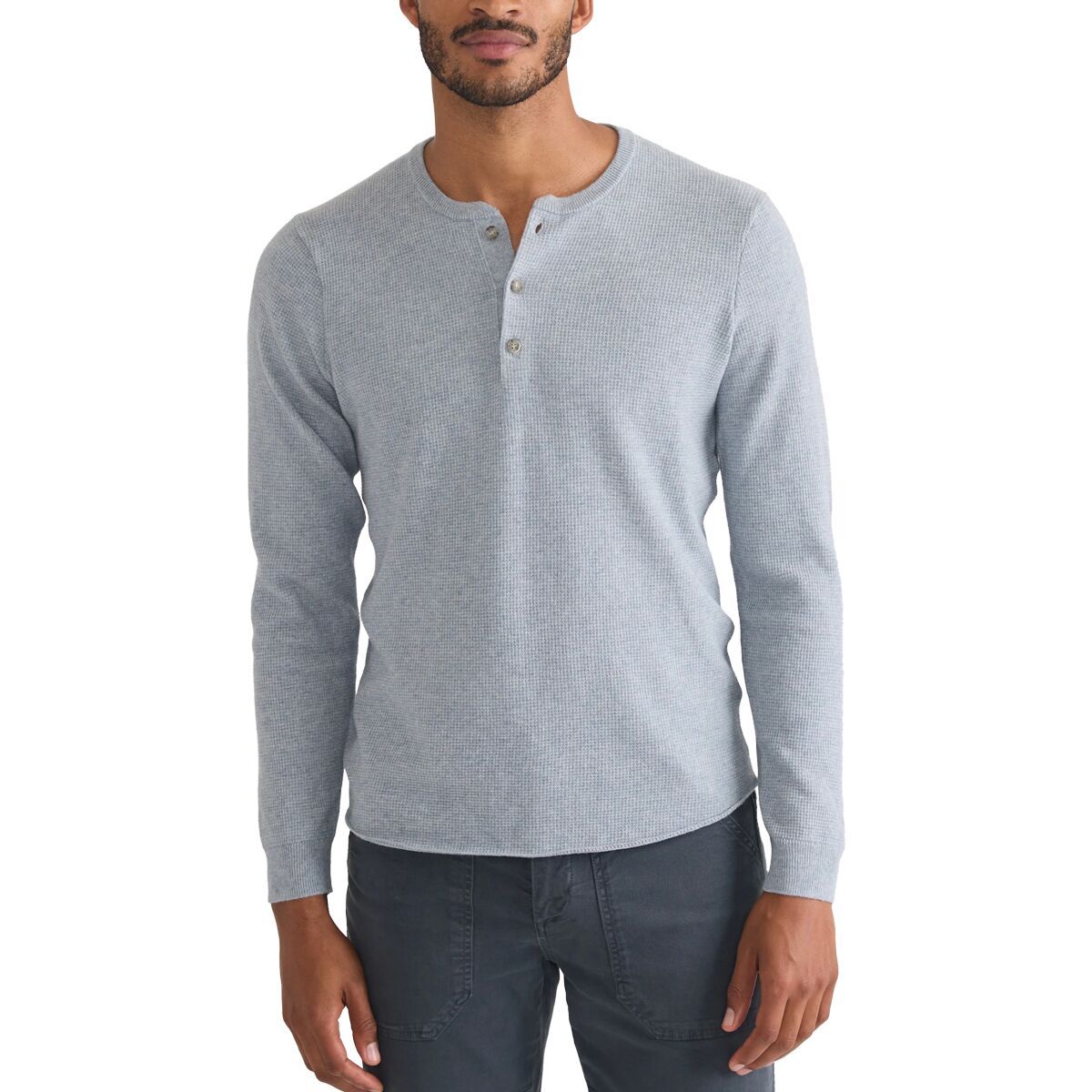 Marine Layer Sweater Henley Long-Sleeve Shirt - Men