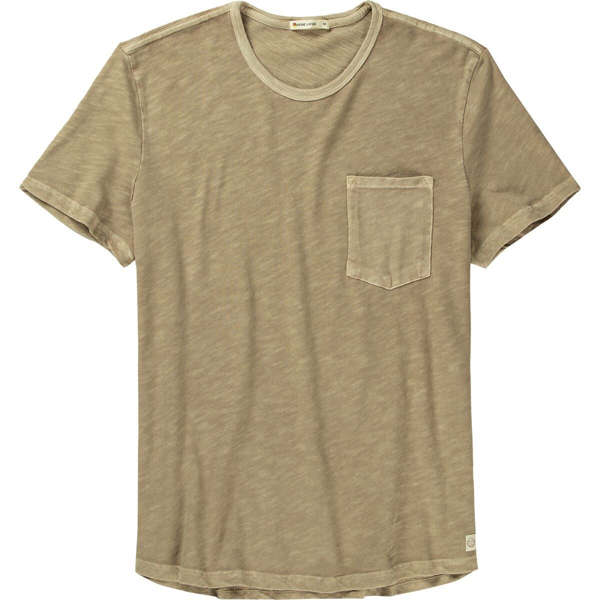 Винтажная футболка с карманами из плотной ткани в морском стиле - Мужская 10090₽