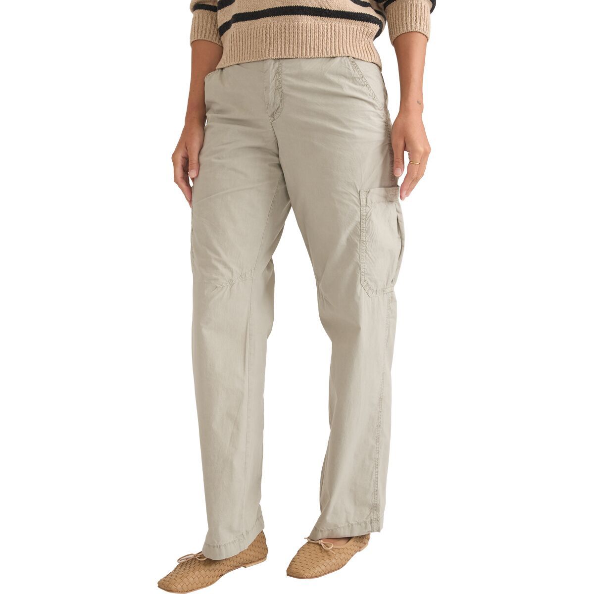 Image of Marine Layer Jo Wide Leg Cargo Pant - Women's Shadow, 6