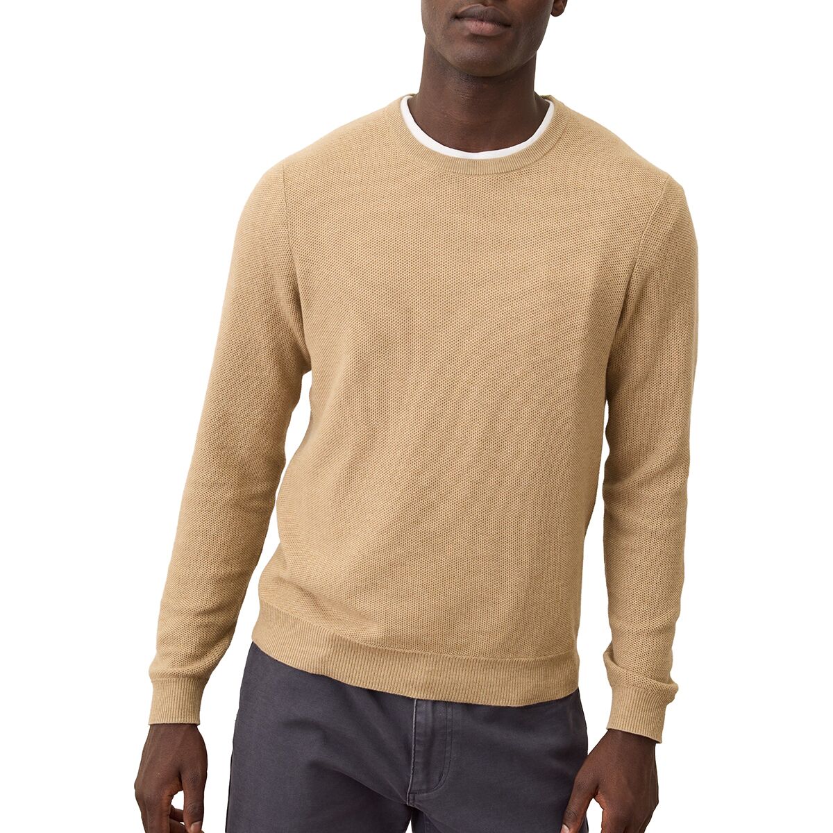 Image of Marine Layer Sweater T-Shirt - Men's Sable, L