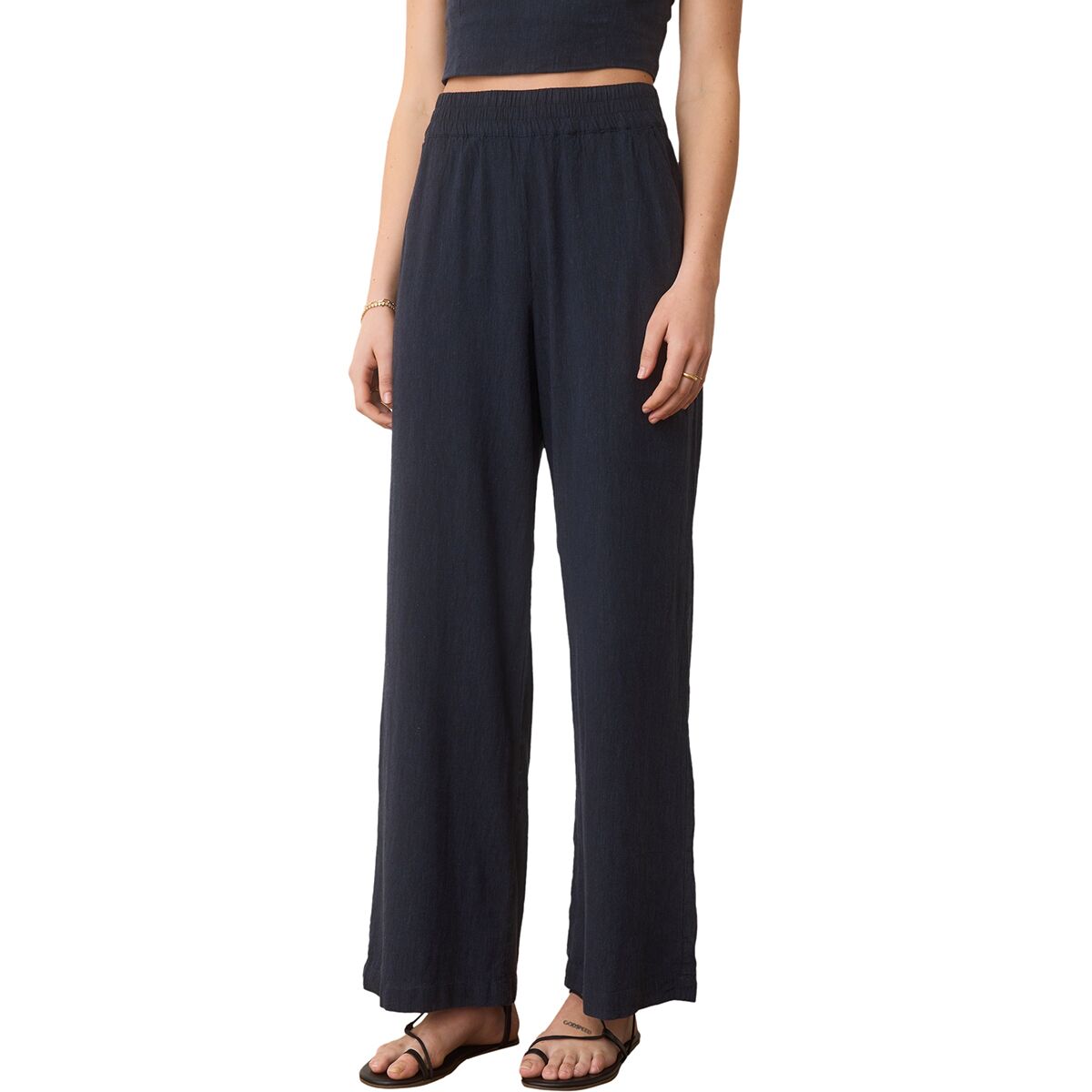 Image of Marine Layer Allison Hemp Trouser - Women's India Ink, S