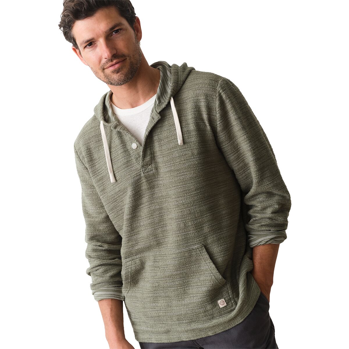 Image of Marine Layer Portola Beach Hoodie - Men's Sea Spray, M