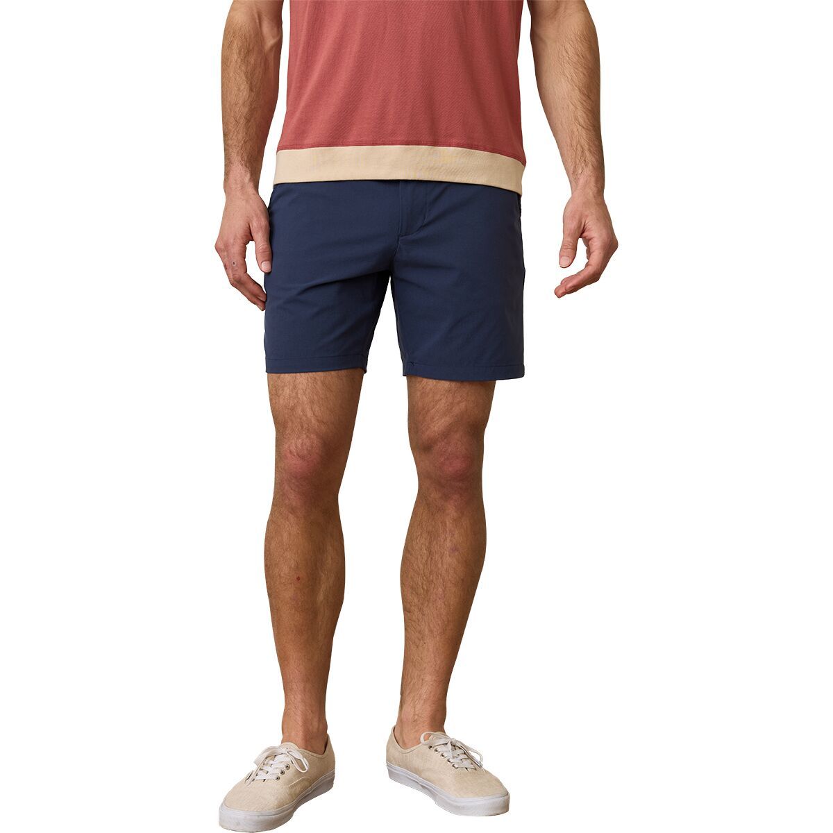 Image of Marine Layer Hybrid 7in Short - Men's Mood Indigo, 33