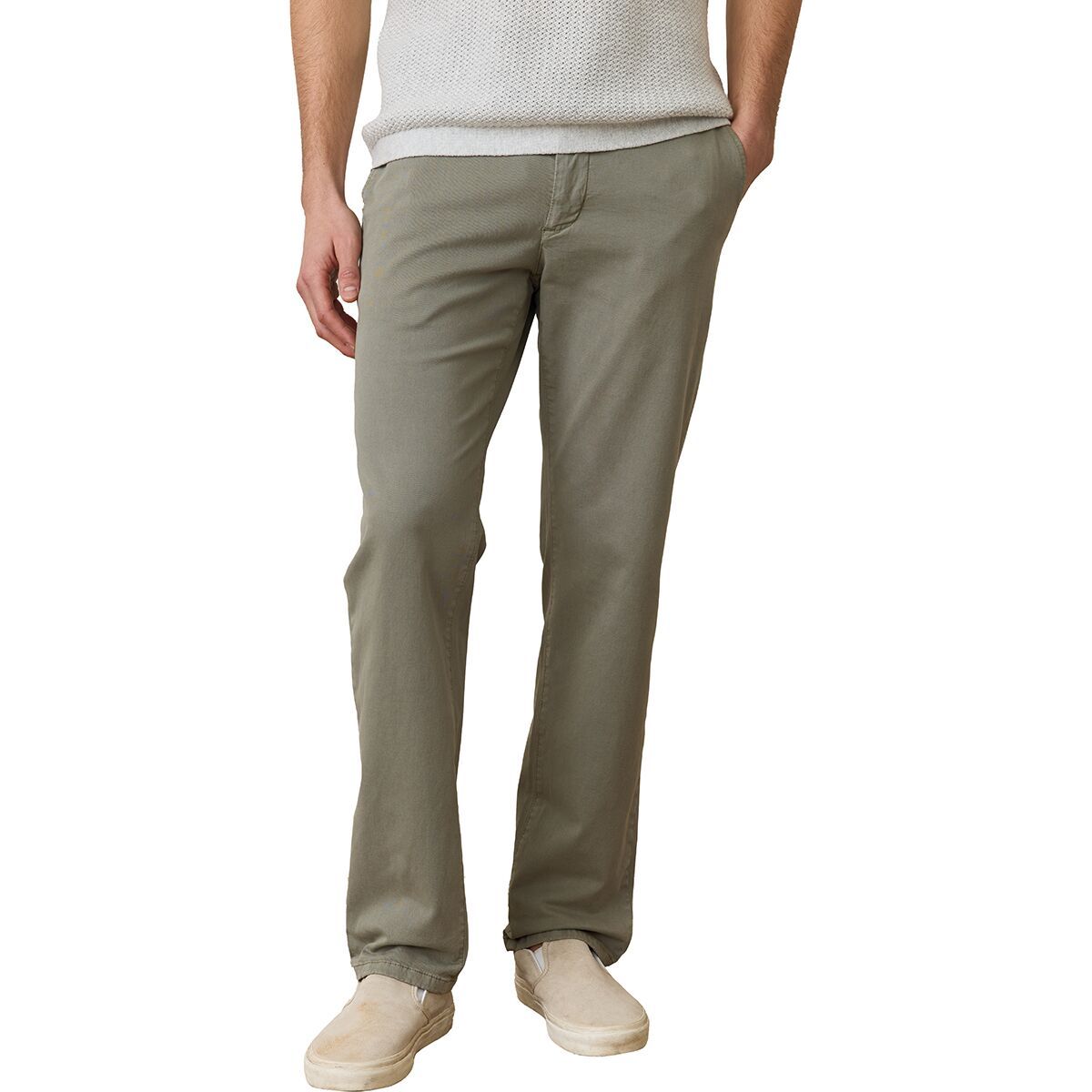 Image of Marine Layer Saturday Twill Slim Straight Chino Pant - Men's Vetiver, L